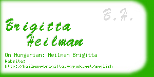 brigitta heilman business card